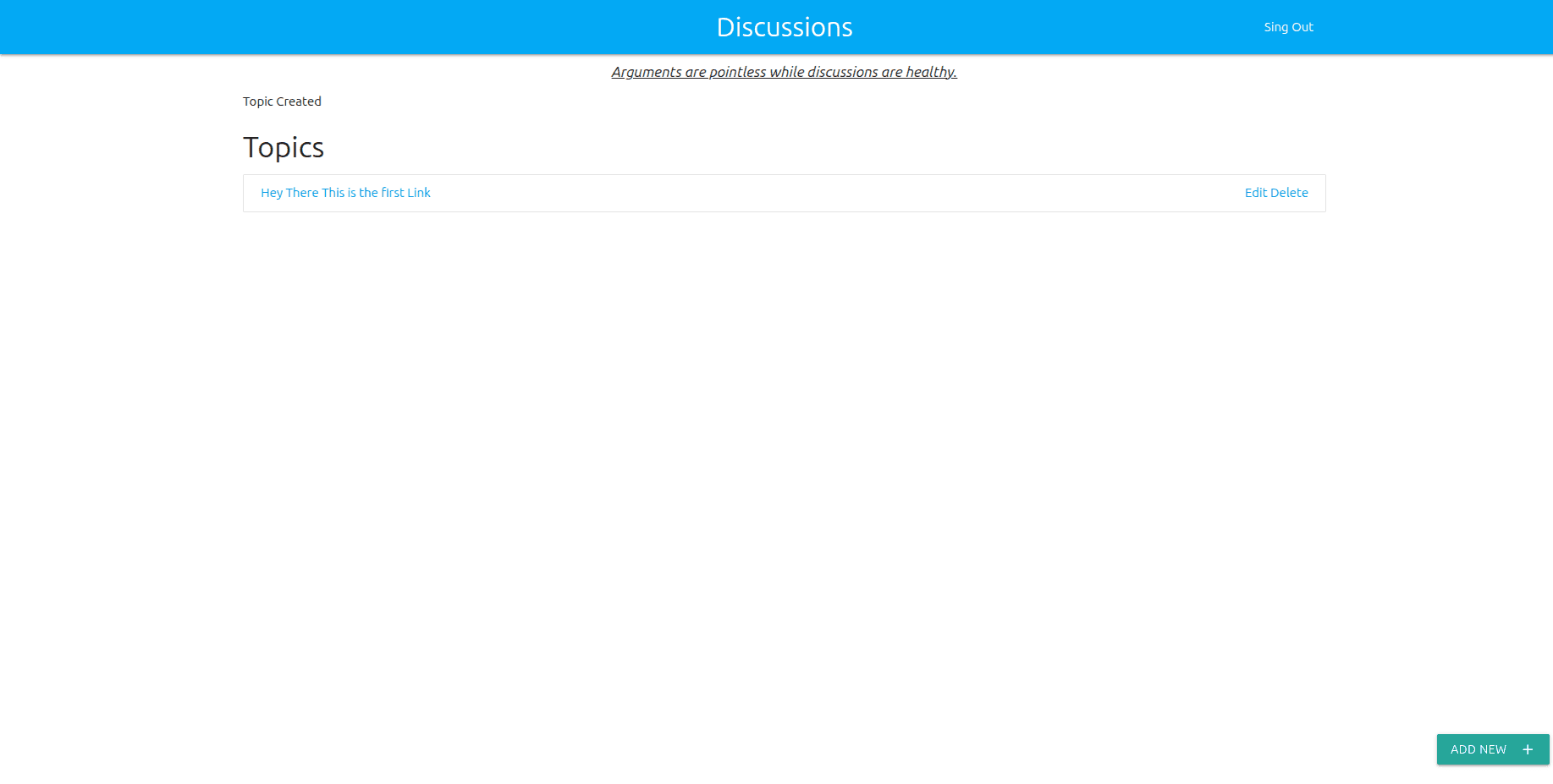 Discuss screenshot